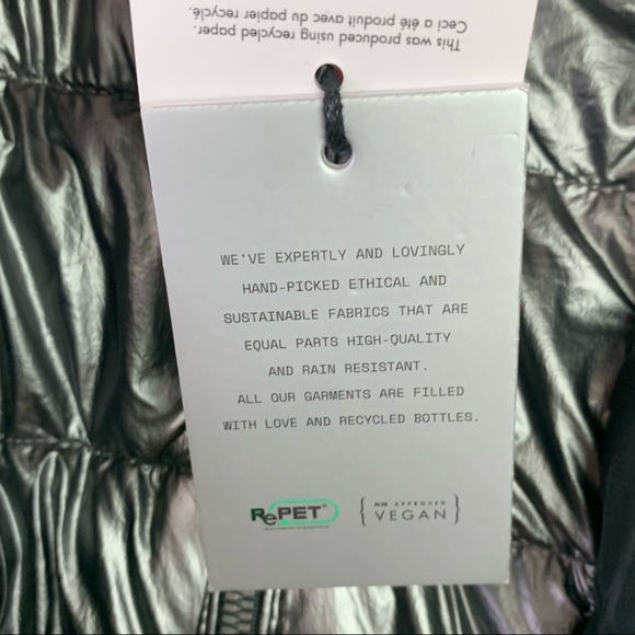 NOIZE Cruelty Free Outerwear Coat M NWT - Picture 6 of 9